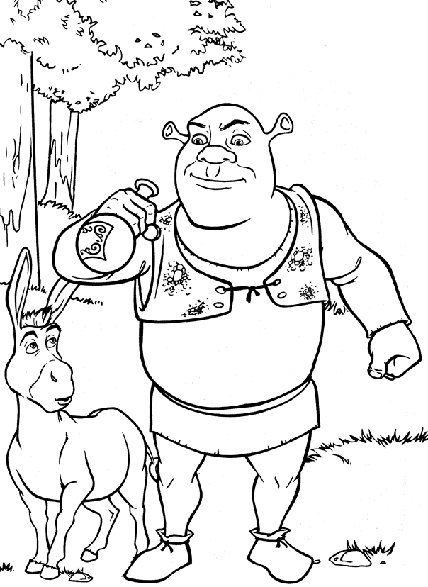 Página para colorir: Shrek (Filmes animados) #115056 - Páginas para Colorir Imprimíveis Gratuitamente