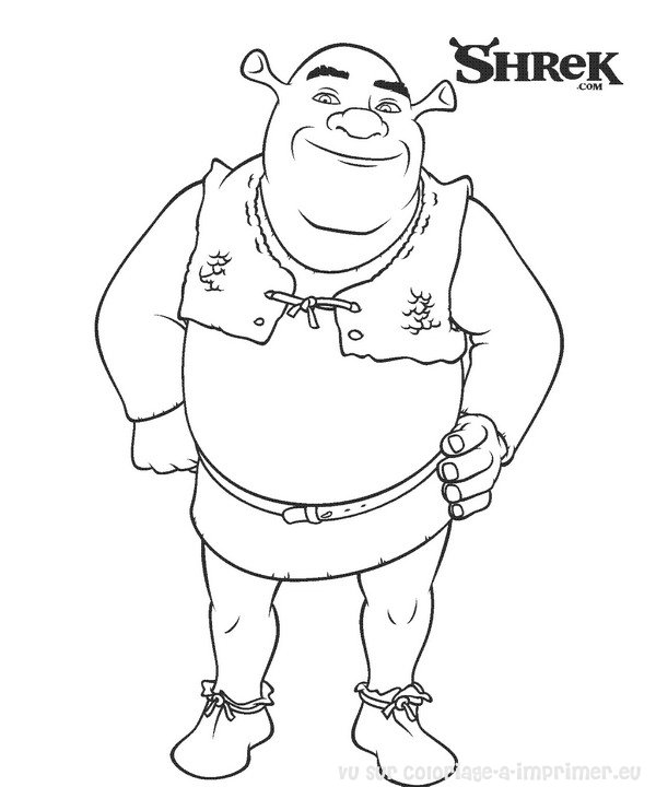 Página para colorir: Shrek (Filmes animados) #115062 - Páginas para Colorir Imprimíveis Gratuitamente
