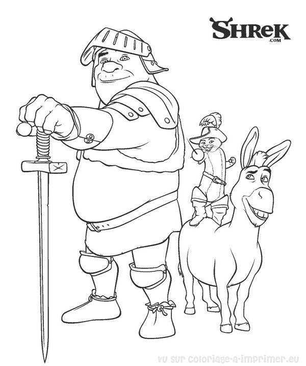 Página para colorir: Shrek (Filmes animados) #115069 - Páginas para Colorir Imprimíveis Gratuitamente