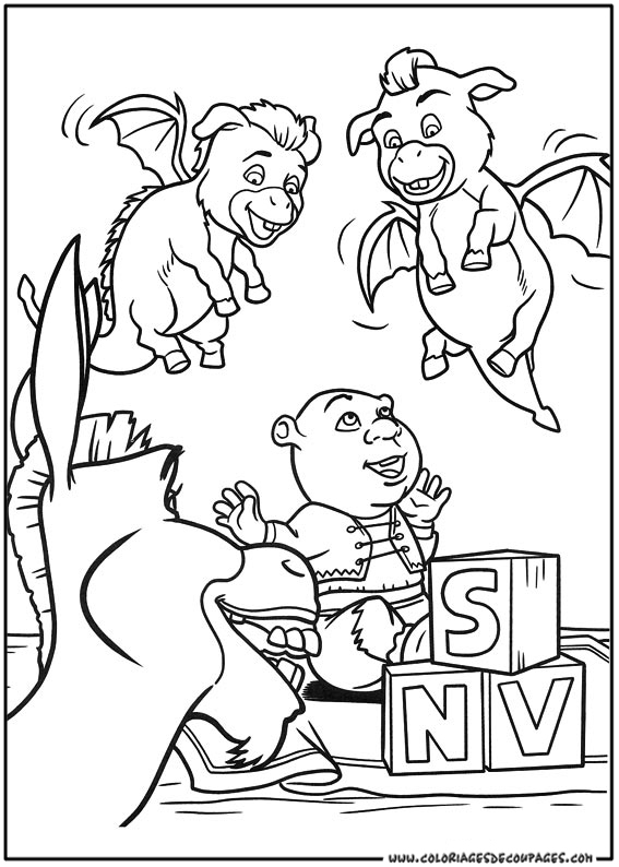 Página para colorir: Shrek (Filmes animados) #115130 - Páginas para Colorir Imprimíveis Gratuitamente