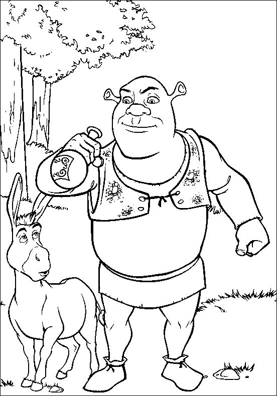 Página para colorir: Shrek (Filmes animados) #115257 - Páginas para Colorir Imprimíveis Gratuitamente