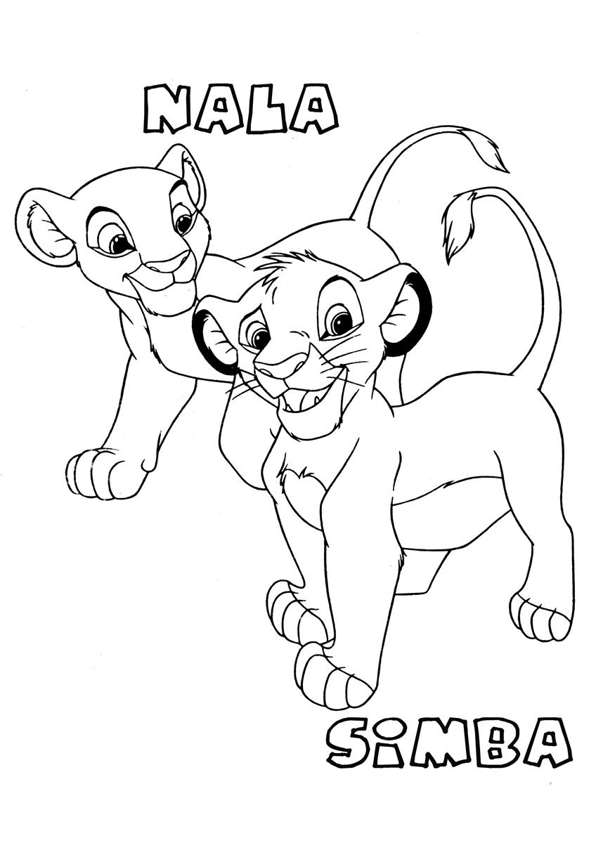 Página para colorir: simba (Filmes animados) #170015 - Páginas para Colorir Imprimíveis Gratuitamente