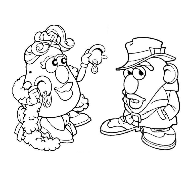 Página para colorir: Sr. batata (Filmes animados) #45119 - Páginas para Colorir Imprimíveis Gratuitamente