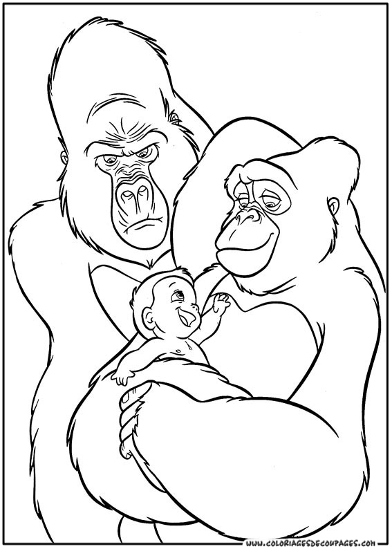 Página para colorir: Tarzan (Filmes animados) #131108 - Páginas para Colorir Imprimíveis Gratuitamente