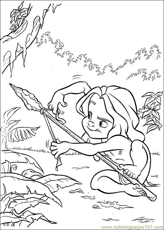 Página para colorir: Tarzan (Filmes animados) #131227 - Páginas para Colorir Imprimíveis Gratuitamente