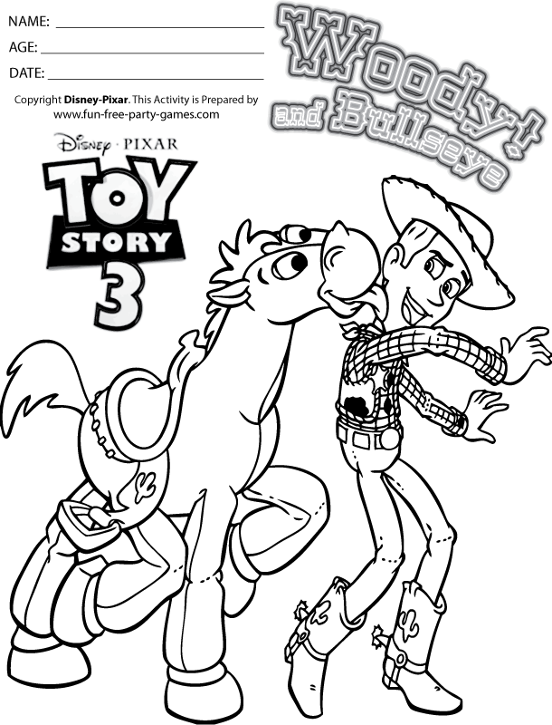 Página para colorir: Toy Story (Toy Story) (Filmes animados) #72469 - Páginas para Colorir Imprimíveis Gratuitamente