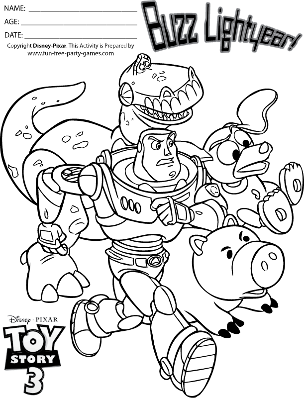 Página para colorir: Toy Story (Toy Story) (Filmes animados) #72481 - Páginas para Colorir Imprimíveis Gratuitamente