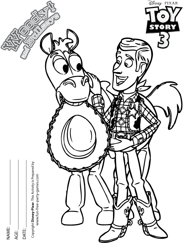 Página para colorir: Toy Story (Toy Story) (Filmes animados) #72607 - Páginas para Colorir Imprimíveis Gratuitamente