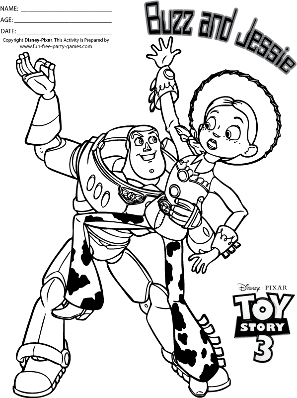 Página para colorir: Toy Story (Toy Story) (Filmes animados) #72617 - Páginas para Colorir Imprimíveis Gratuitamente