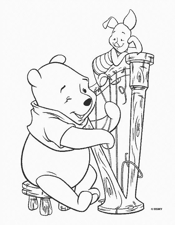 Página para colorir: ursinho Pooh (Filmes animados) #28625 - Páginas para Colorir Imprimíveis Gratuitamente
