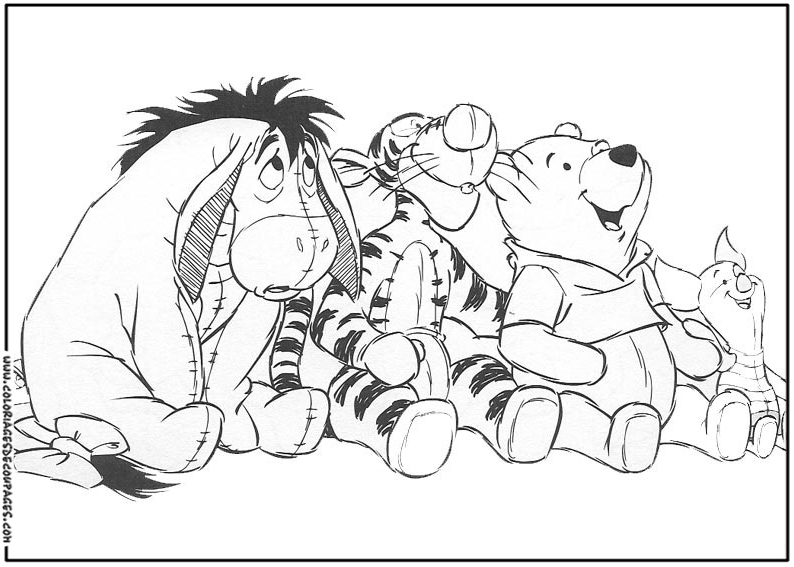 Página para colorir: ursinho Pooh (Filmes animados) #28649 - Páginas para Colorir Imprimíveis Gratuitamente
