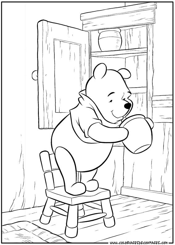 Página para colorir: ursinho Pooh (Filmes animados) #28661 - Páginas para Colorir Imprimíveis Gratuitamente