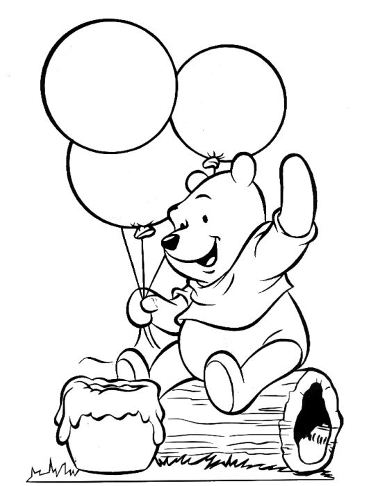 Página para colorir: ursinho Pooh (Filmes animados) #28668 - Páginas para Colorir Imprimíveis Gratuitamente