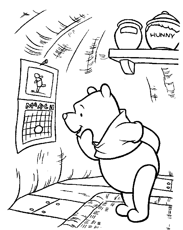 Página para colorir: ursinho Pooh (Filmes animados) #28727 - Páginas para Colorir Imprimíveis Gratuitamente