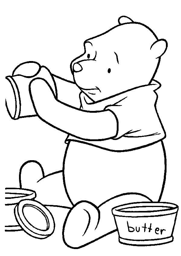 Página para colorir: ursinho Pooh (Filmes animados) #28748 - Páginas para Colorir Imprimíveis Gratuitamente