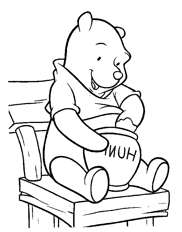 Página para colorir: ursinho Pooh (Filmes animados) #28769 - Páginas para Colorir Imprimíveis Gratuitamente