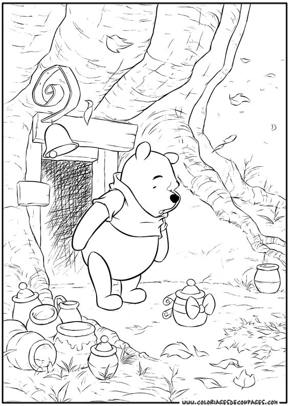 Página para colorir: ursinho Pooh (Filmes animados) #28771 - Páginas para Colorir Imprimíveis Gratuitamente