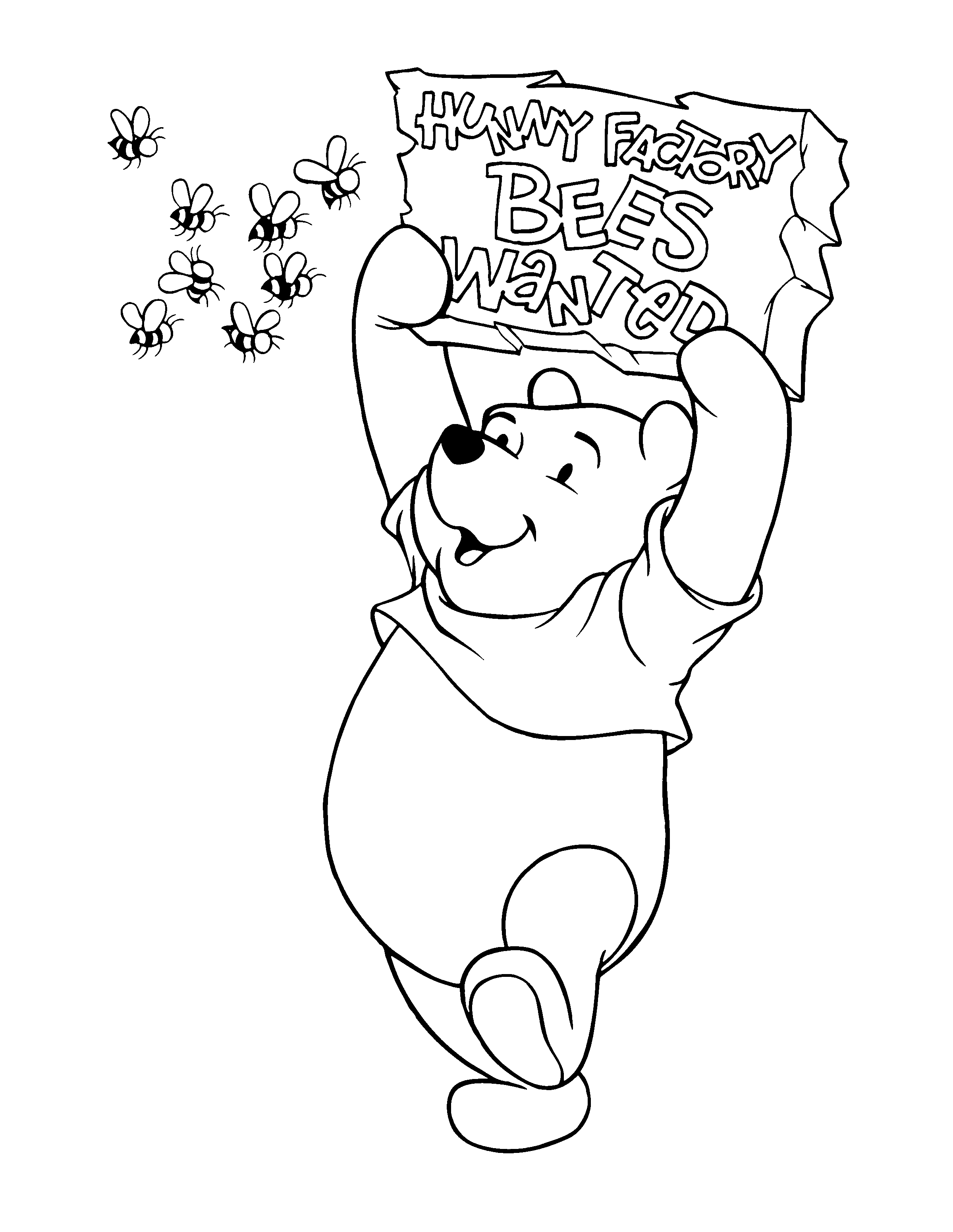 Página para colorir: ursinho Pooh (Filmes animados) #28780 - Páginas para Colorir Imprimíveis Gratuitamente
