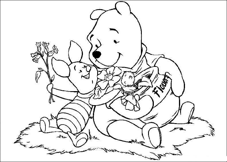 Página para colorir: ursinho Pooh (Filmes animados) #28797 - Páginas para Colorir Imprimíveis Gratuitamente