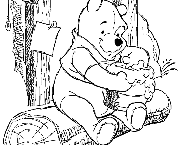 Página para colorir: ursinho Pooh (Filmes animados) #28864 - Páginas para Colorir Imprimíveis Gratuitamente