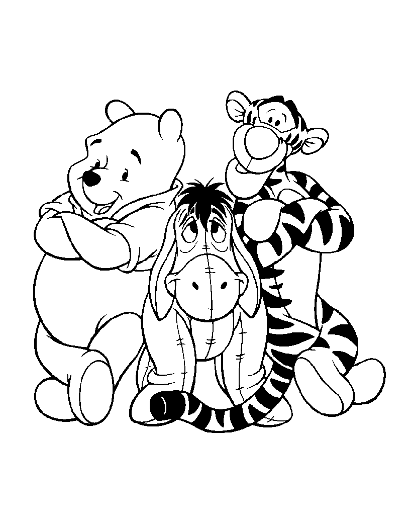 Página para colorir: ursinho Pooh (Filmes animados) #28900 - Páginas para Colorir Imprimíveis Gratuitamente