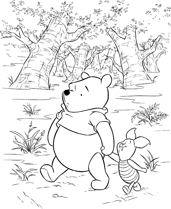 Página para colorir: ursinho Pooh (Filmes animados) #28910 - Páginas para Colorir Imprimíveis Gratuitamente