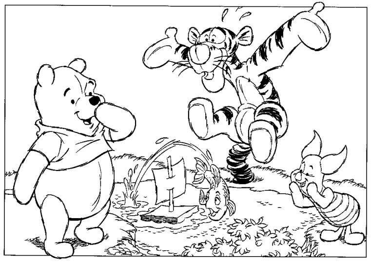 Página para colorir: ursinho Pooh (Filmes animados) #28928 - Páginas para Colorir Imprimíveis Gratuitamente