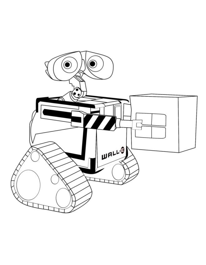 Página para colorir: Wall-E (Filmes animados) #132056 - Páginas para Colorir Imprimíveis Gratuitamente