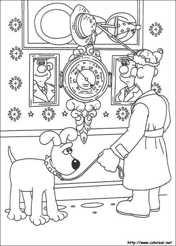 Página para colorir: Wallace e Gromit (Filmes animados) #133468 - Páginas para Colorir Imprimíveis Gratuitamente