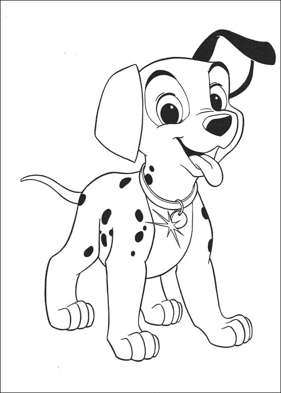 Desenho gratuito 101 Dálmatas #129162 da colecao Filmes de Animação para imprimir
