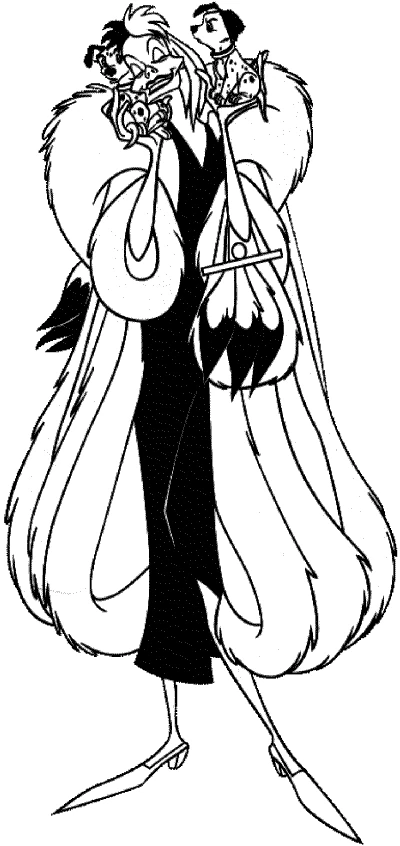 Página para colorir: 101 Dálmatas (Filmes de Animação) #129359 - Páginas para Colorir Imprimíveis Gratuitamente