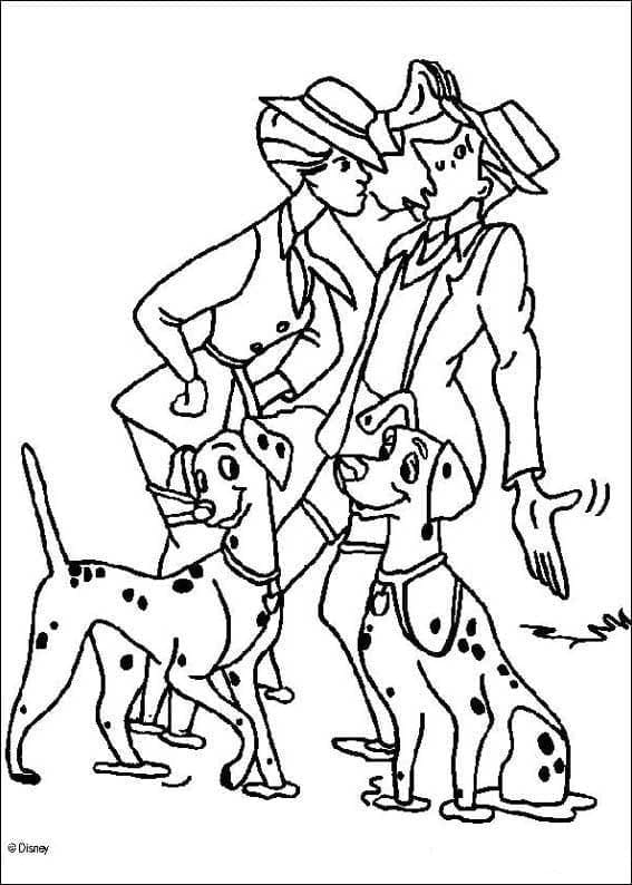 Desenho de 101 Dálmatas #187623 para colorir, da coleção Filmes de Animação, imprimível grátis Desenho de 101 Dálmatas #187623 para colorir, da coleção Filmes de Animação, imprimível grátis