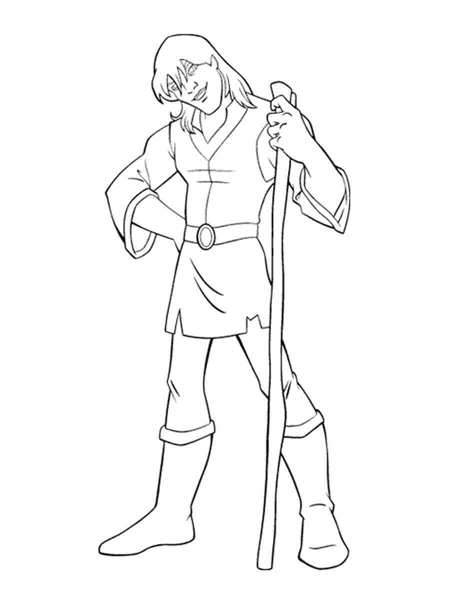 Página para colorir: A Espada Mágica (Filmes de Animação) #191947 - Páginas para Colorir Imprimíveis Gratuitamente