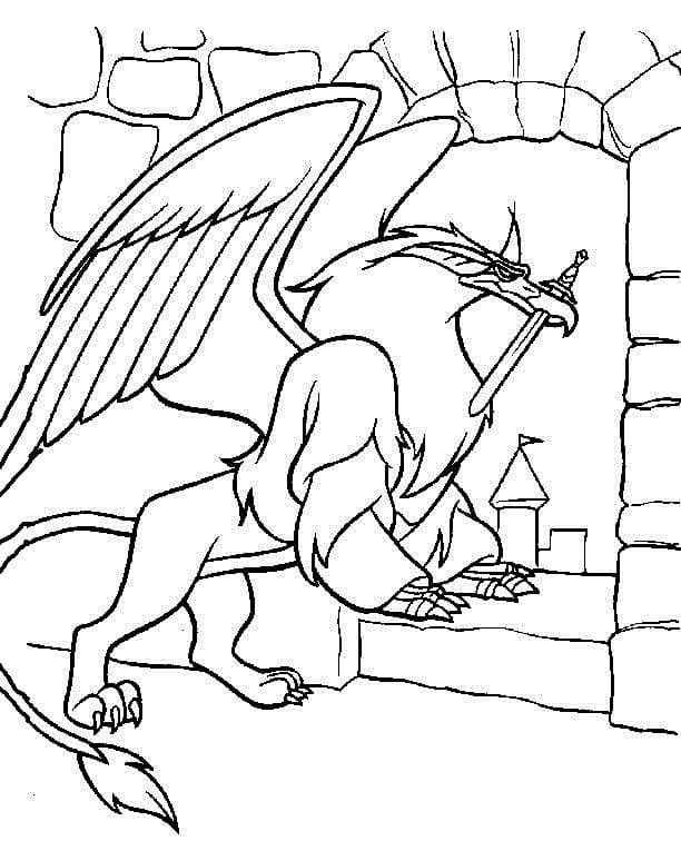 Página para colorir: A Espada Mágica (Filmes de Animação) #191960 - Páginas para Colorir Imprimíveis Gratuitamente