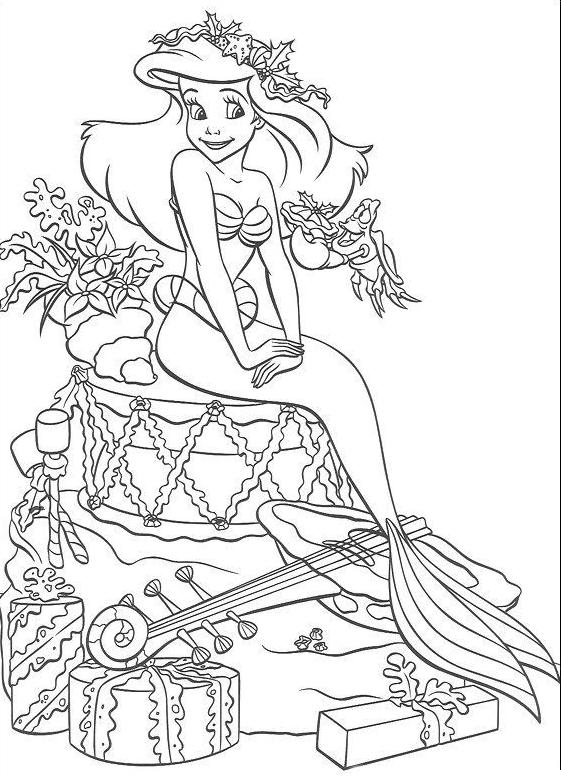 Desenho gratuito A Pequena Sereia #127332 da colecao Filmes de Animação para imprimir
