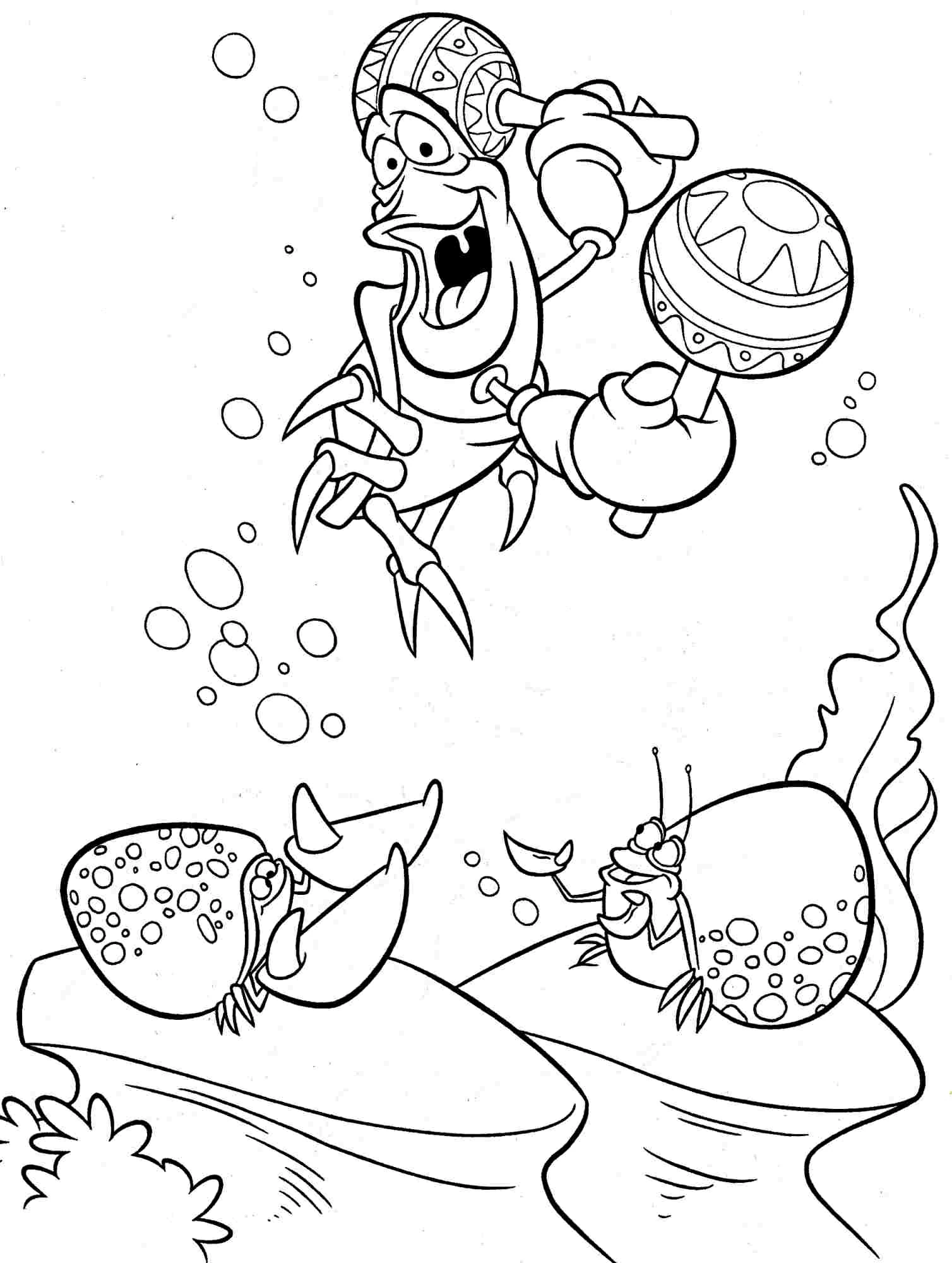 Desenho gratuito A Pequena Sereia #127347 da colecao Filmes de Animação para imprimir