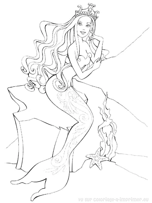 Desenho gratuito A Pequena Sereia #127368 da colecao Filmes de Animação para imprimir