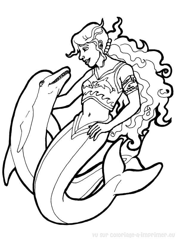 Desenho gratuito A Pequena Sereia #127380 da colecao Filmes de Animação para imprimir