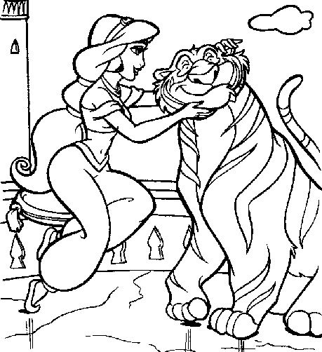 Desenho gratuito Aladim #127698 da colecao Filmes de Animação para imprimir