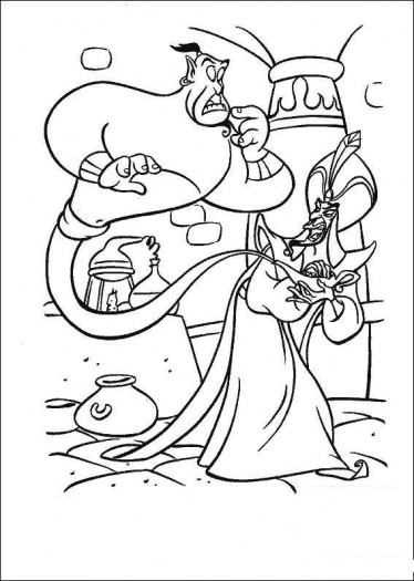 Desenho gratuito Aladim #127745 da colecao Filmes de Animação para imprimir