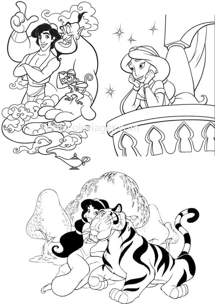 Página para colorir: Aladim (Filmes de Animação) #127783 - Páginas para Colorir Imprimíveis Gratuitamente