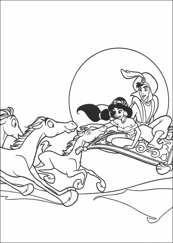 Desenho gratuito Aladim #127832 da colecao Filmes de Animação para imprimir