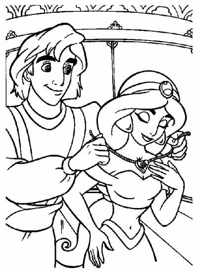 Desenho gratuito Aladim #127834 da colecao Filmes de Animação para imprimir