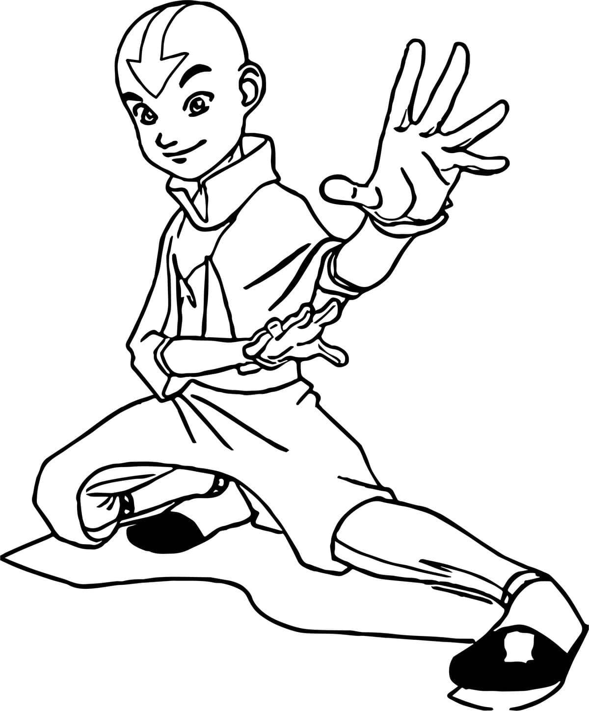 Desenho gratuito Avatar: A Lenda de Aang #208147 da colecao Filmes de Animação para imprimir