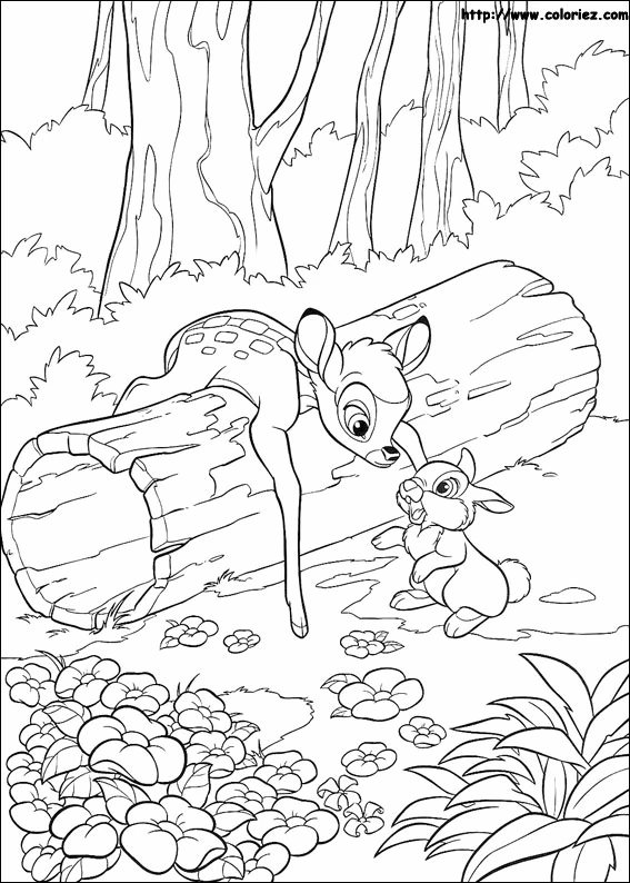 Desenho gratuito Bambi #128621 da colecao Filmes de Animação para imprimir