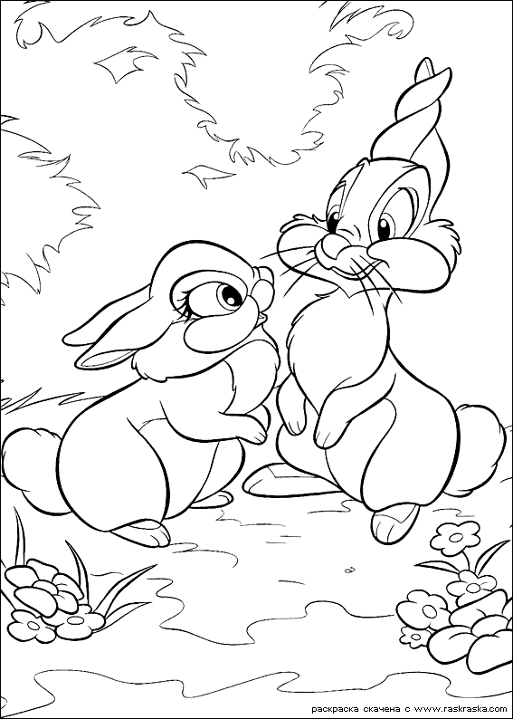 Desenho gratuito Bambi #128692 da colecao Filmes de Animação para imprimir