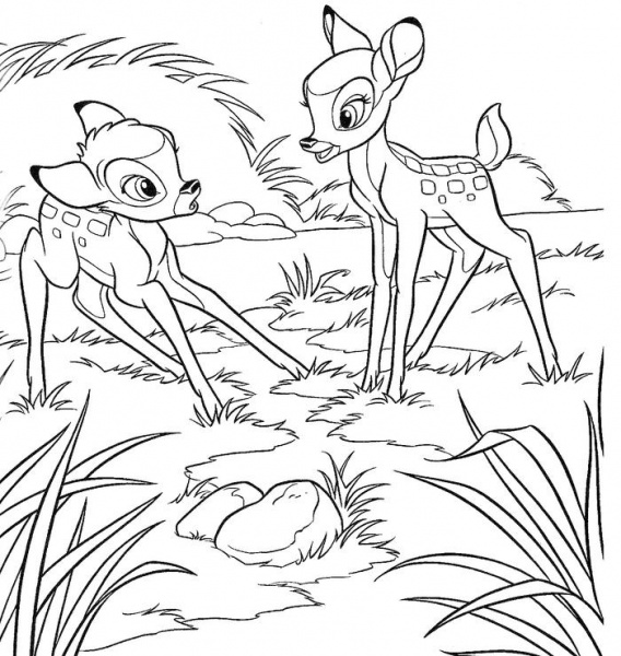 Desenho gratuito Bambi #128740 da colecao Filmes de Animação para imprimir