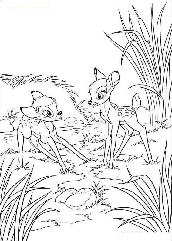 Desenho gratuito Bambi #128781 da colecao Filmes de Animação para imprimir