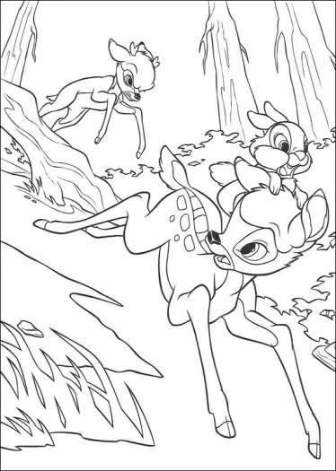 Desenho gratuito Bambi #128783 da colecao Filmes de Animação para imprimir