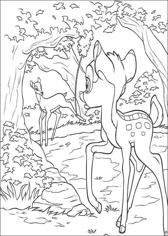 Desenho gratuito Bambi #184659 da colecao Filmes de Animação para imprimir